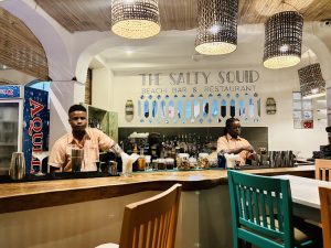 The salty squid beach bar & restaurant