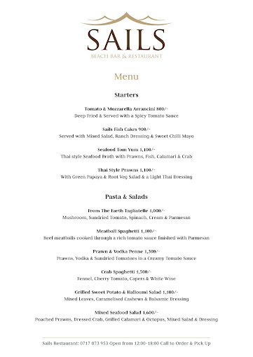 Sails Beach Bar & Restaurant