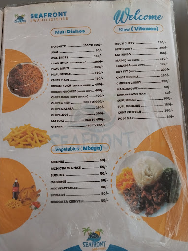 Seafront Swahili Dishes