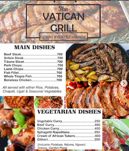 The Vatican Grill Nyeri – Coffee Lounge and Eatery