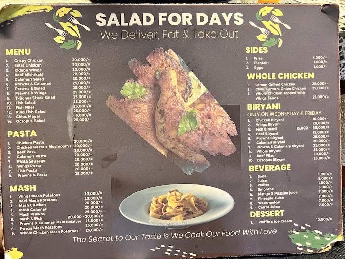 salad for days dar es salaam